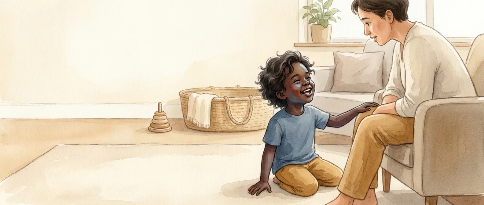 Préparer son aîné à devenir grand frère : ce qui change à l'arrivée du bébé (2-6 ans)